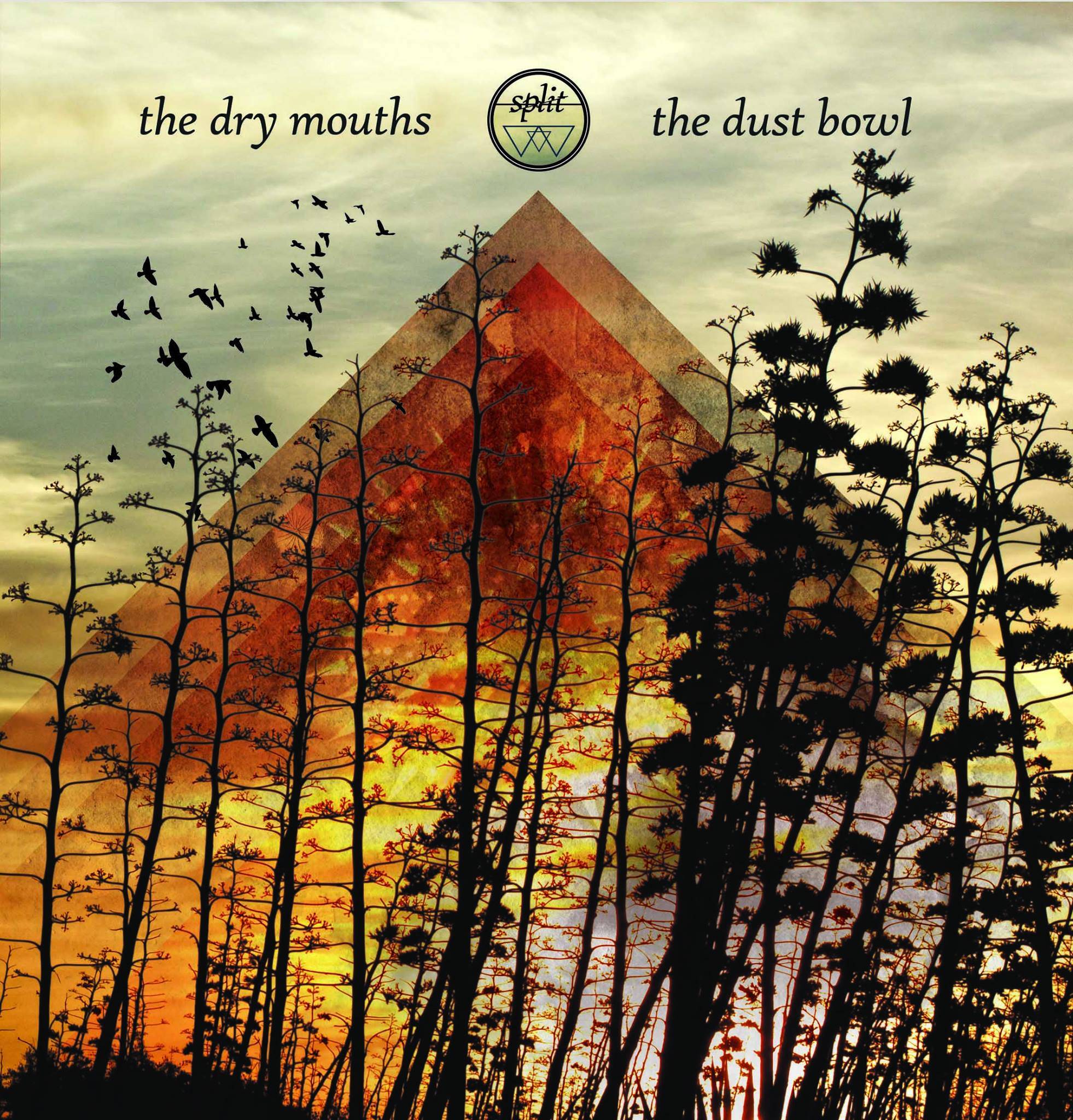 The Dry Mouths SPLIT The Dust Bowl Artwork